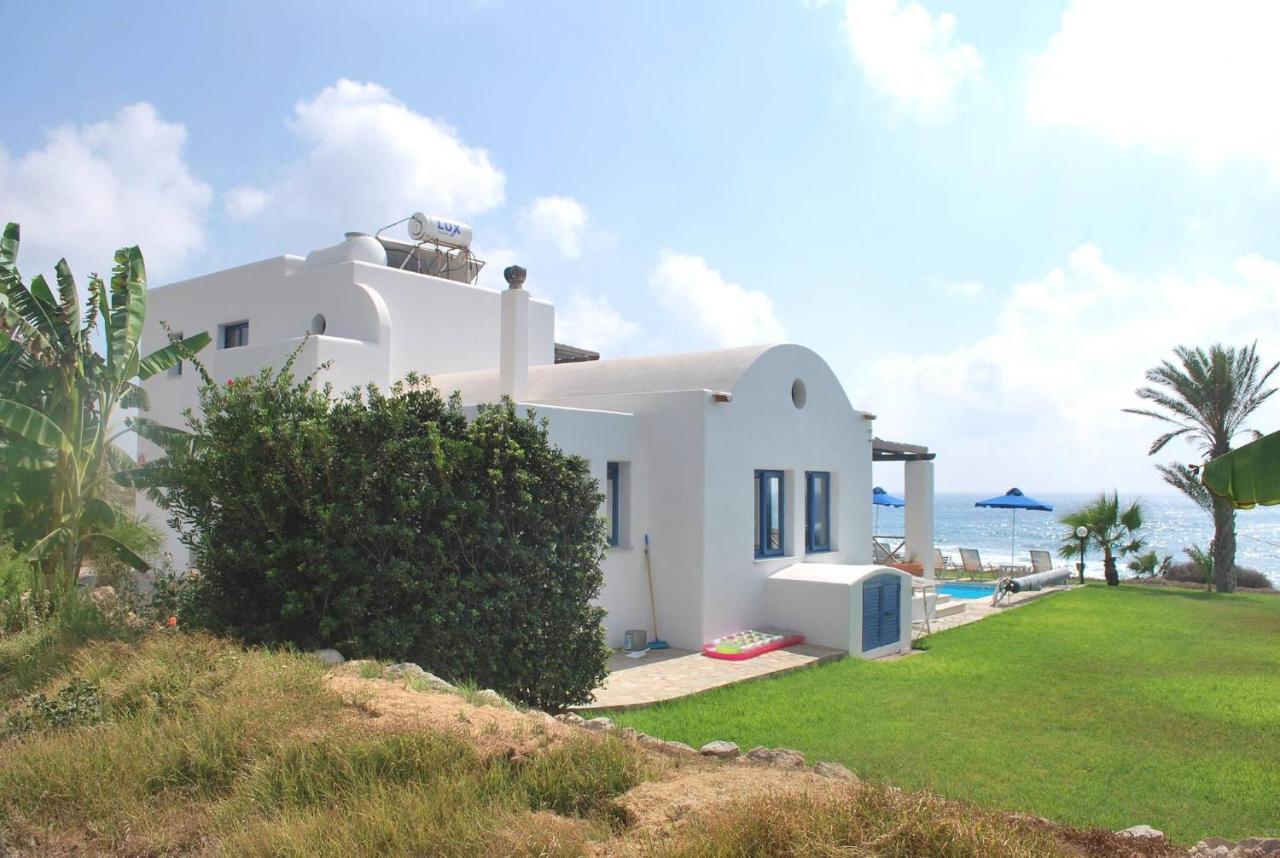 Sea Front Villa, Heated Private Pool, Amazing Location Paphos 323 Kissonerga Ngoại thất bức ảnh