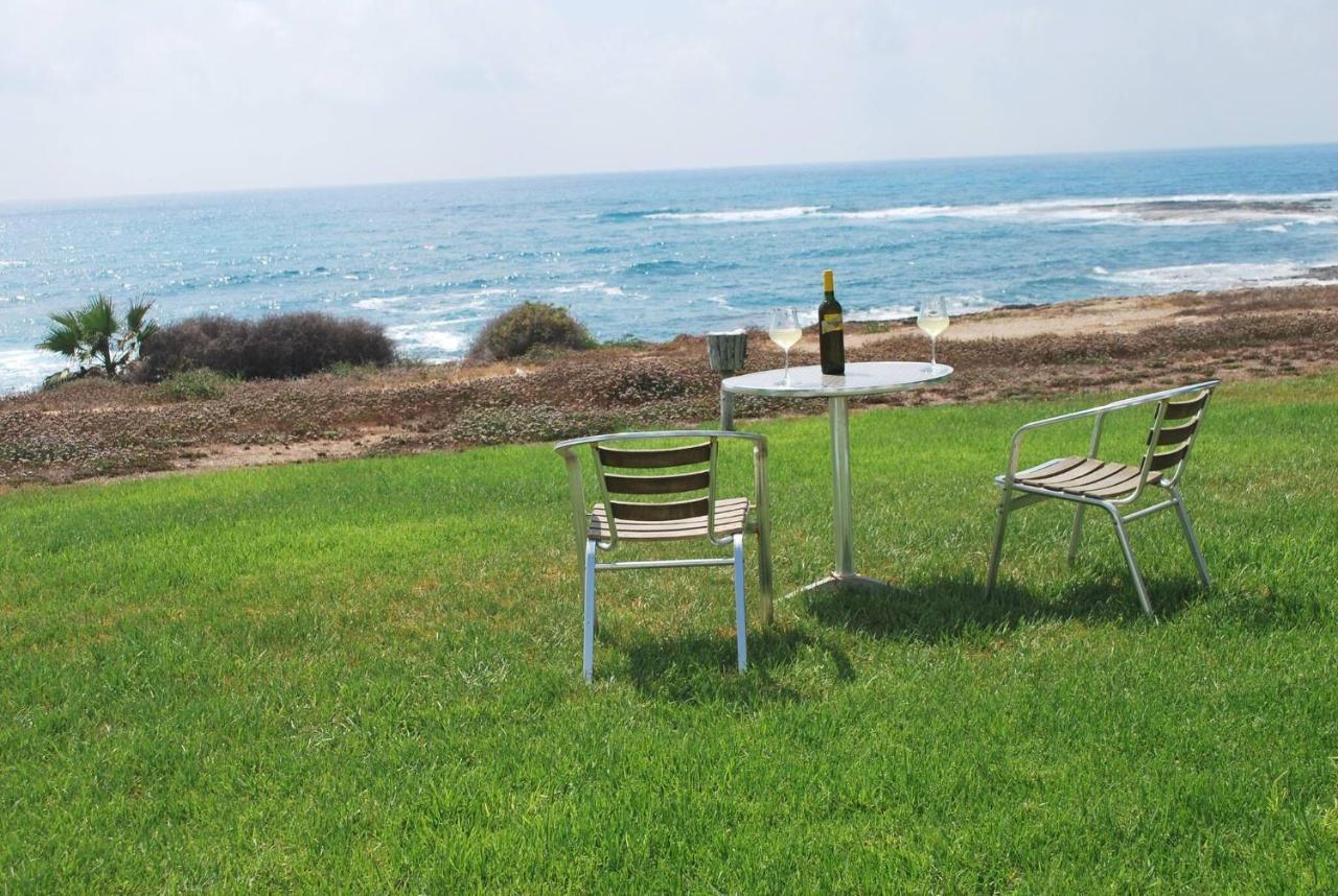 Sea Front Villa, Heated Private Pool, Amazing Location Paphos 323 Kissonerga Ngoại thất bức ảnh