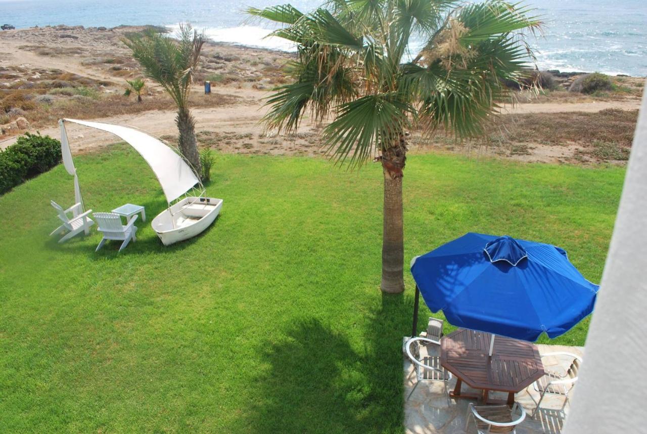 Sea Front Villa, Heated Private Pool, Amazing Location Paphos 323 Kissonerga Ngoại thất bức ảnh